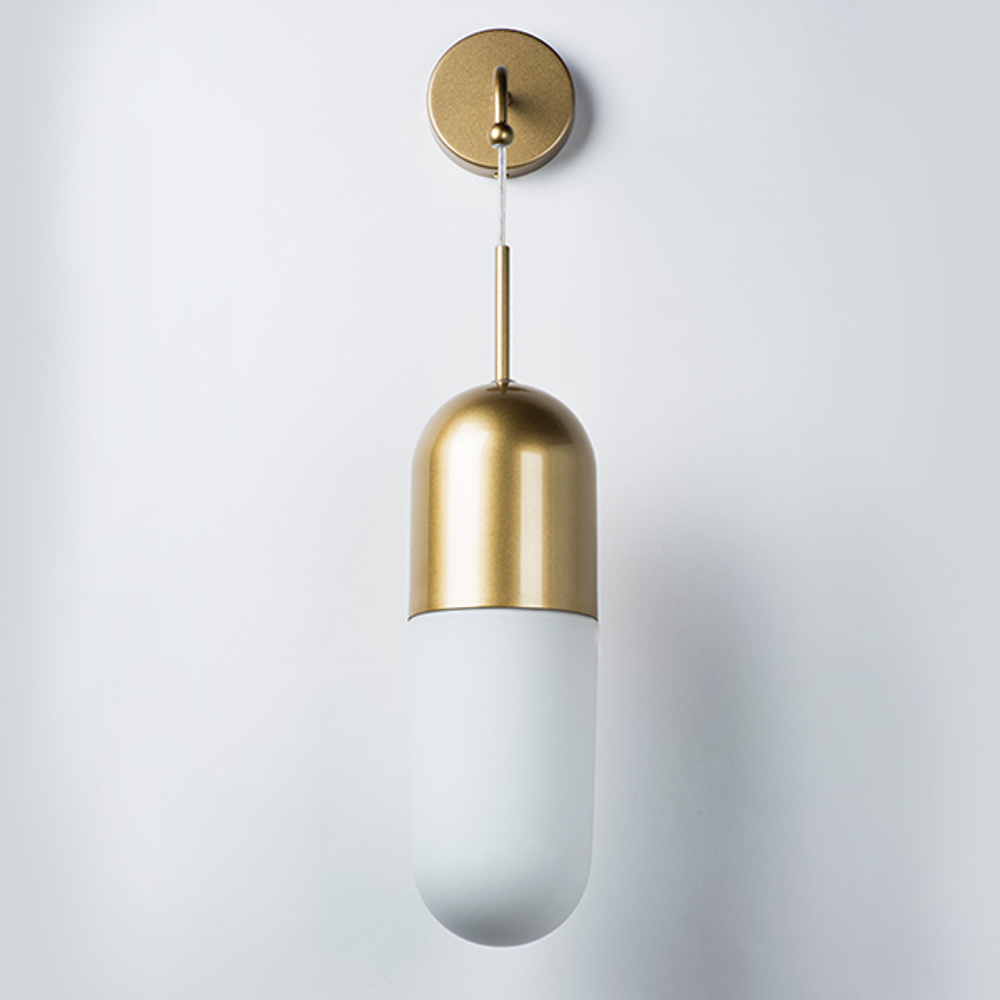 690613 Бра RAMO 1х40W E27 ШАМПАНЬ/БЕЛЫЙ