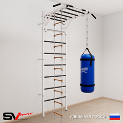 Шведская стенка Sv Sport 5312 (Турник рукоход/Лестница/Цепь/Мешок 22кг)