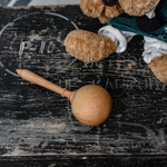 Деревянная погремушка из кедра с наполнением из пшена. WT5