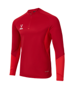 Джемпер тренировочный JOGEL PREMIER PerFormDRY Training Zip Top, темно-красный/красный