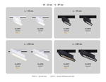 GL6816 WH белый LED 12W 4200K 24° 230*22*87