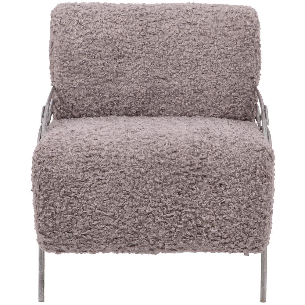 Кресло Нимфея Серый Античное серебро