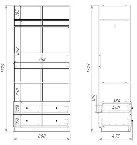 Шкаф МАМА "Цветы", Белый