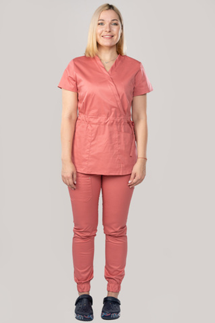 Костюм медицинский женский 386 ТЕРРАКОТ