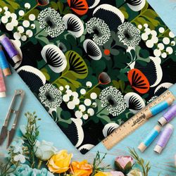 Ткань премиум флис волшебный лес