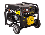 Портативный бензогенератор HUTER DY6500LX с колесами