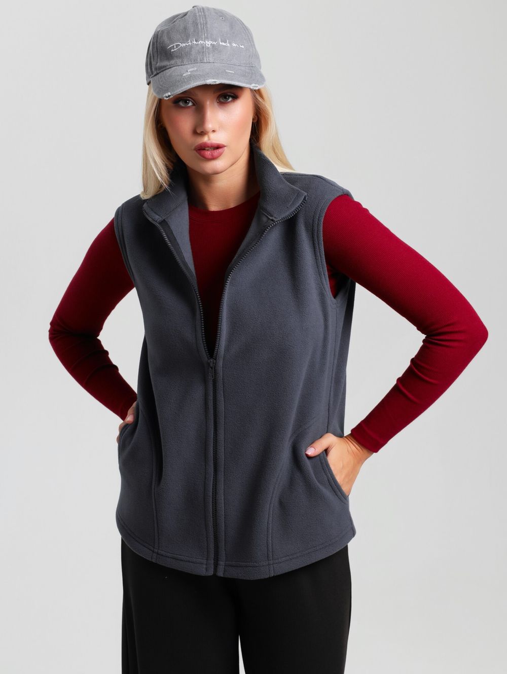 Толстовка (жилетка) Орбита Виотекс СЕРЫЙ