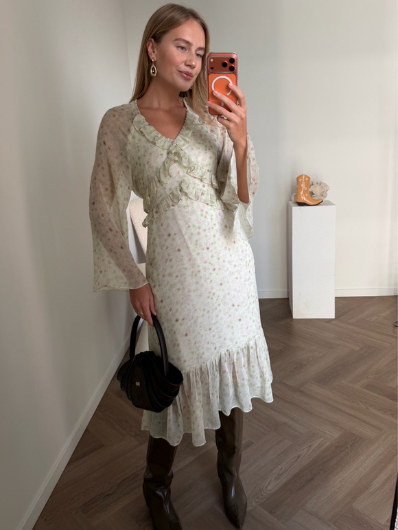 Платье Flow wow салатовый