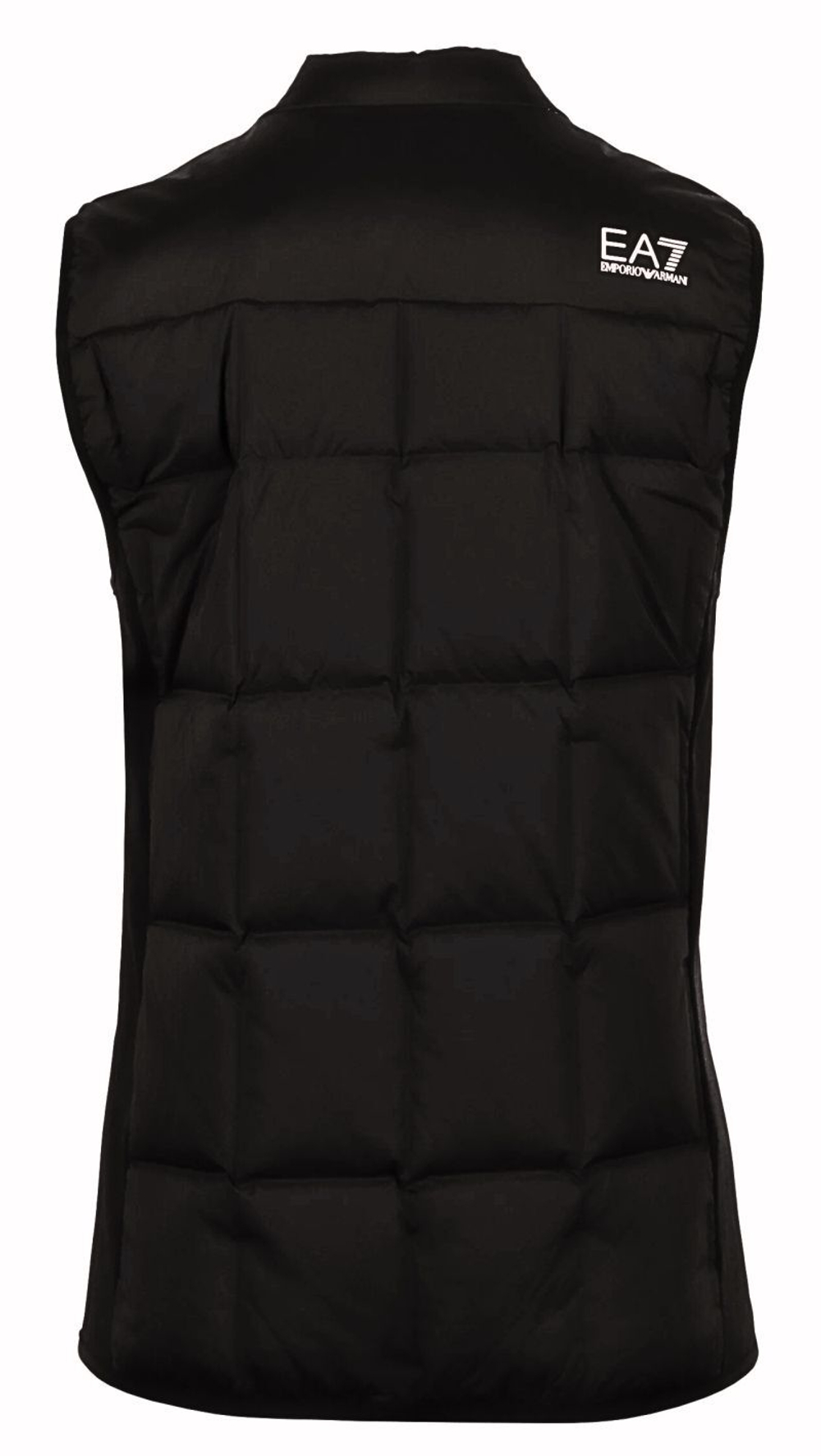 Мужская теннисная жилетка EA7 Man Woven Down Waistcoat - - черный