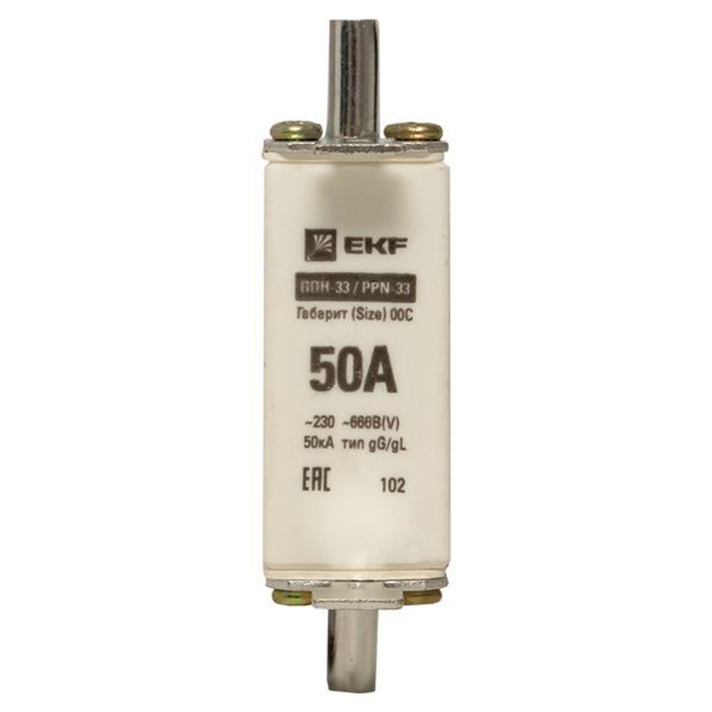 Плавкая вставка ППН-33 100/ 50А габарит 00С EKF