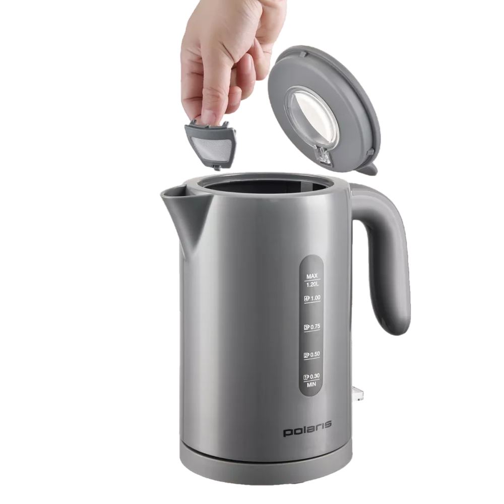 Чайник POLARIS PWK 1220C Water Way Pro серый