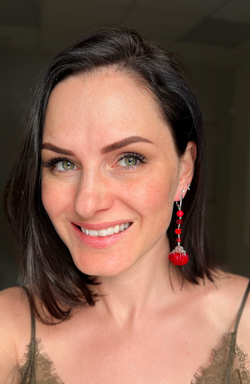 Серьги бутоны СТРАСТЬ