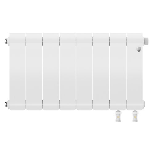 Радиатор биметаллический Royal Thermo Infinity 300 Bianco Traffico VR80 - 8 секц.