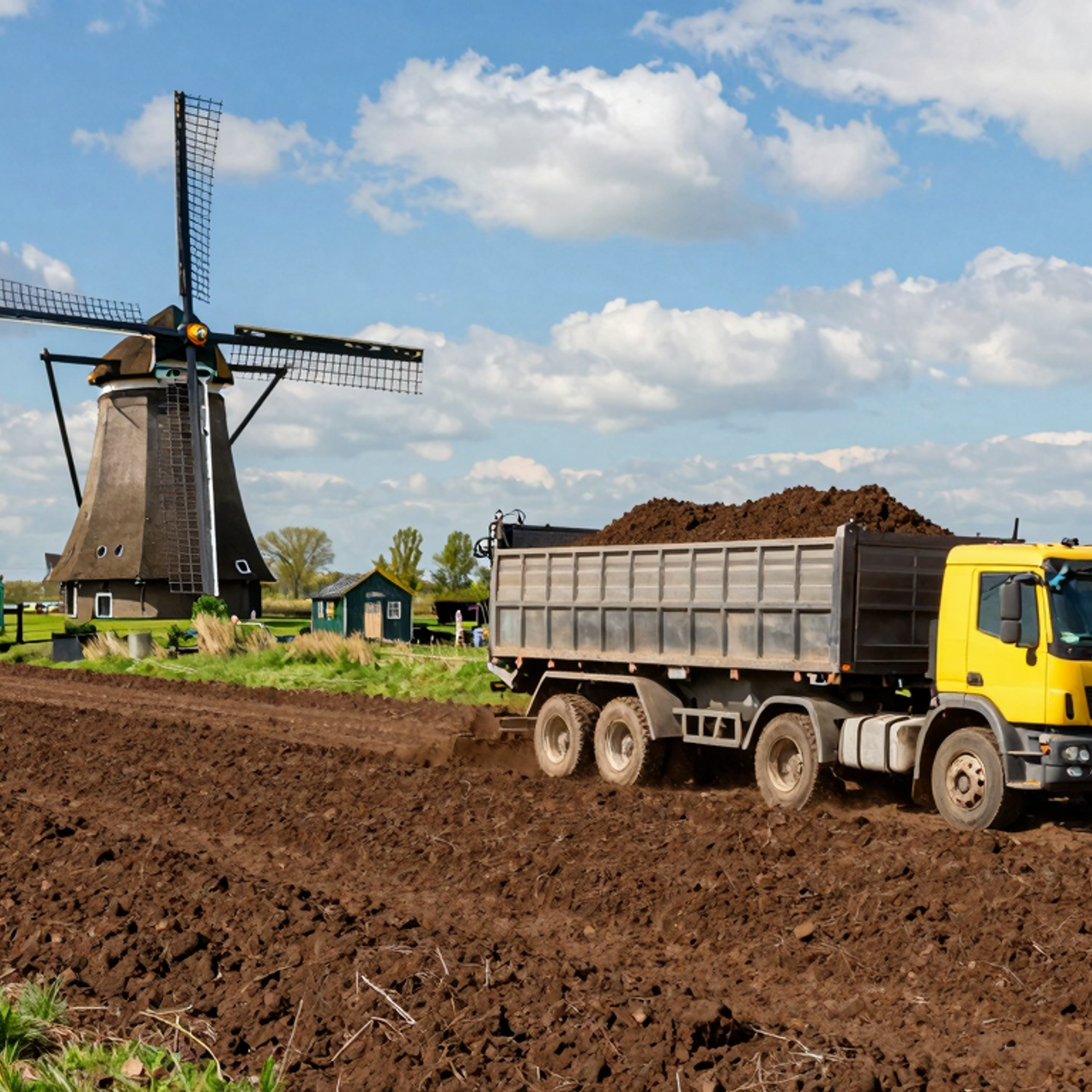 Продажа плодородного грунта и перегноя по Калининграду и области