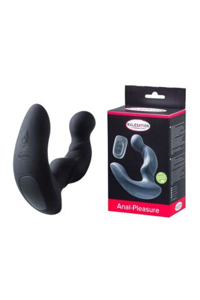 Черный стимулятор простаты Anal-Pleasure (Цвет: черный)