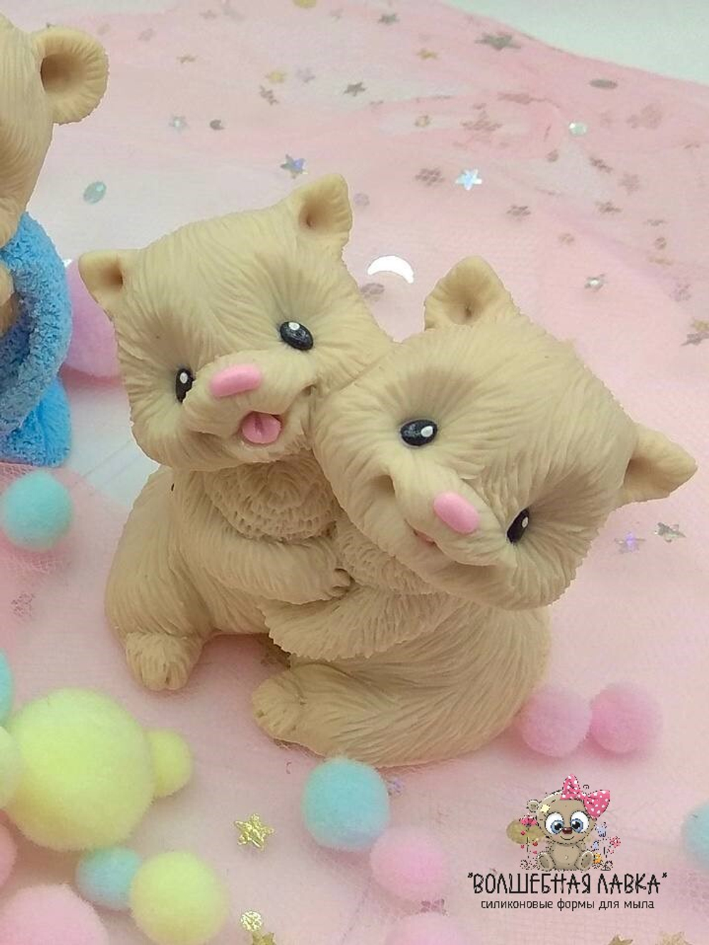 Силиконовая форма Веселые котята