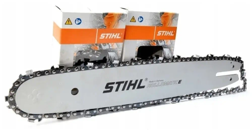 STIHL комбо-набор 1 шина + 2 цепи для бензопилы штиль 180/210/230/250 шина 35 см (14"), шаг 3/8", паз 1,3 мм, 50 звеньев