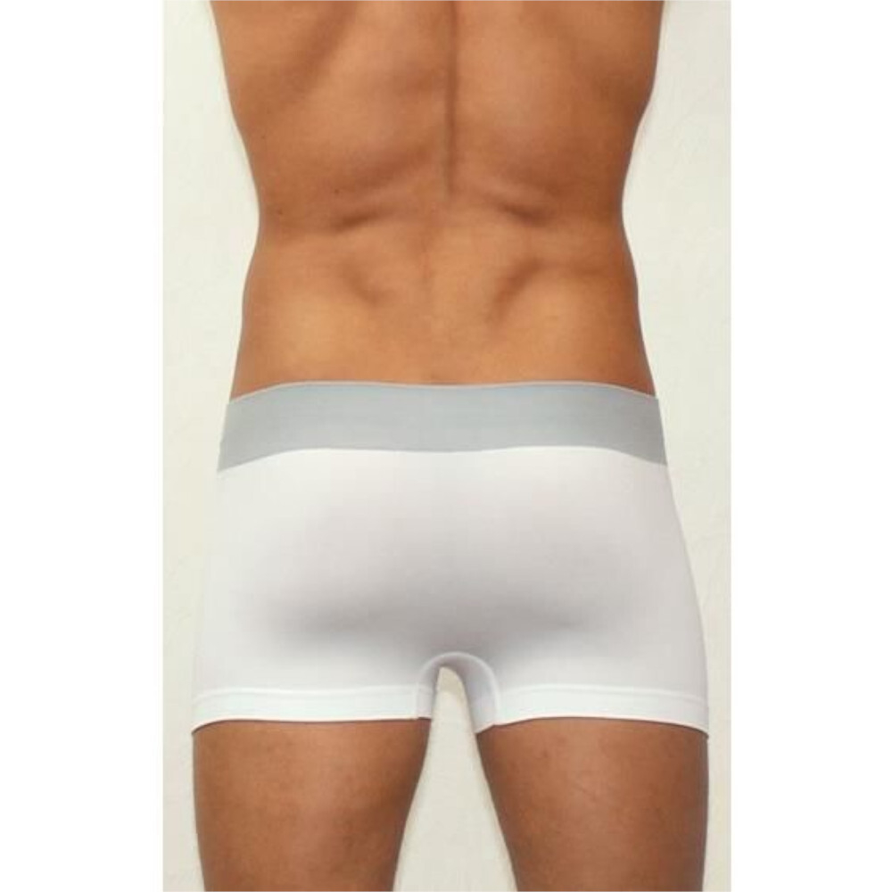 Мужские трусы боксеры бесшовные Calvin Klein белые