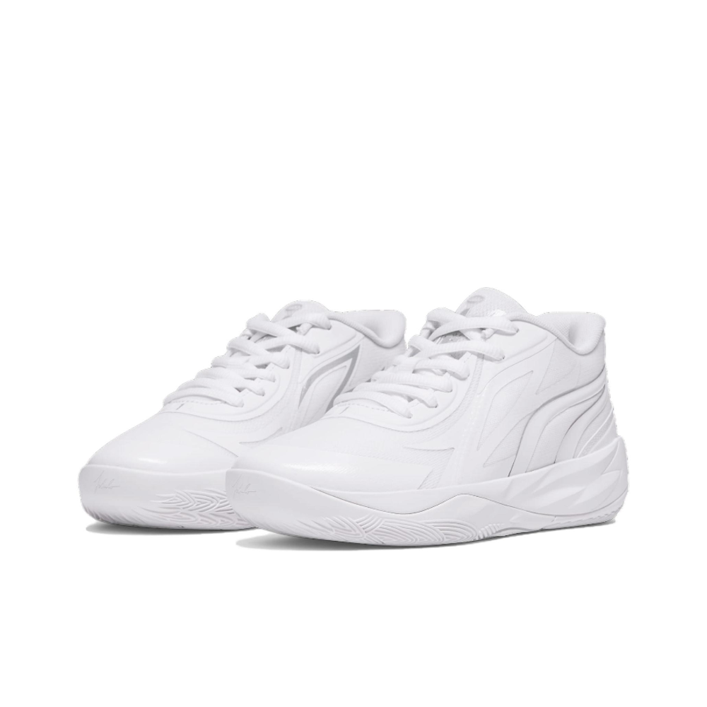 Детские кроссовки Puma MB.02 Lo 'White-Silver' 379421-01