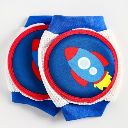 4598986 Набор наколенников "Ракета", цвет синий