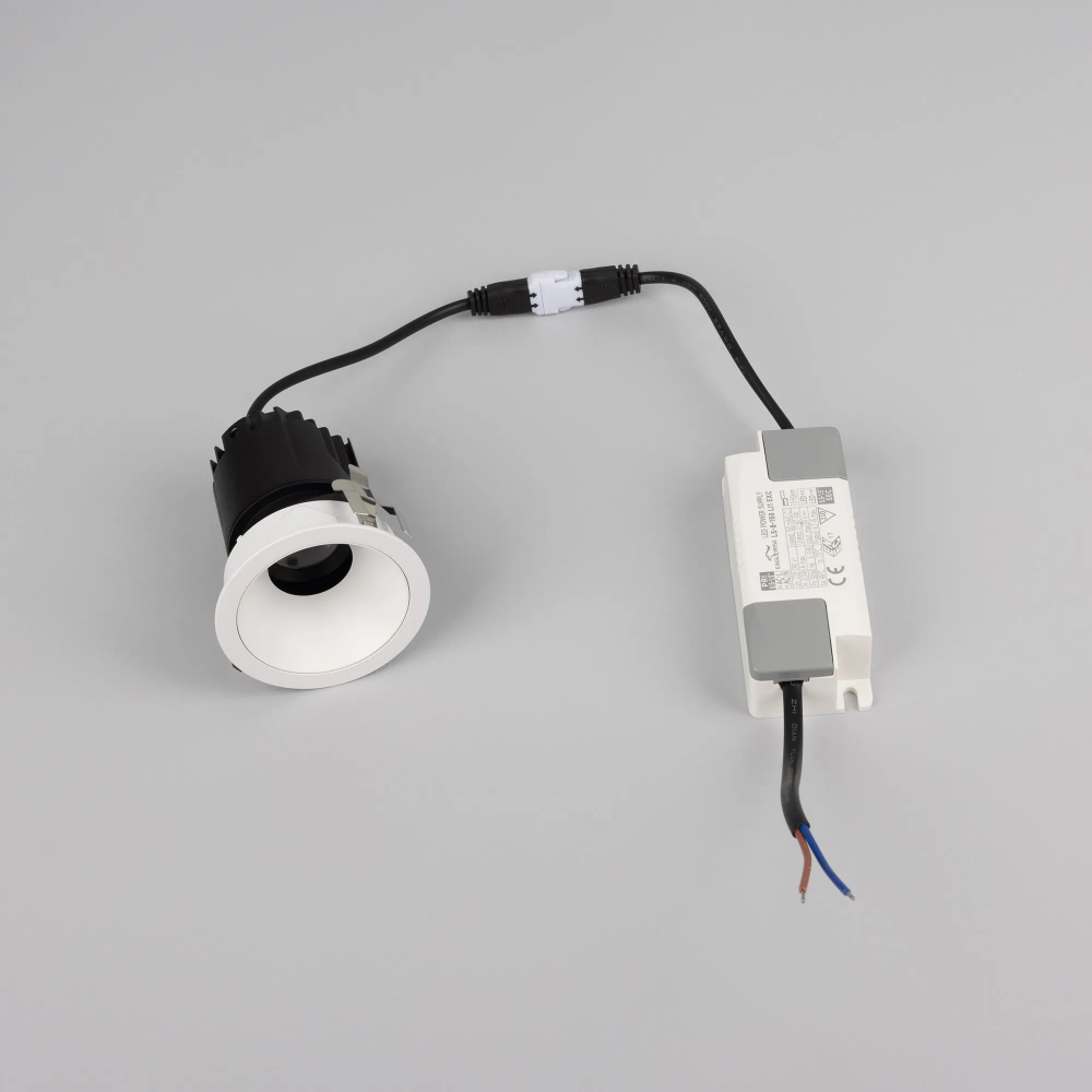 Светильник MS-ARADO-BUILT-R55-7W Warm3000 (WH-WH, 55 deg, 230V) (Arlight, IP20 Металл, 5 лет) 059104