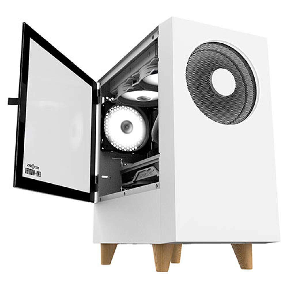 Корпус WIZMAX EM1 Woofer White, без БП