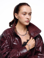 Браслет "Pink soul ball" Silver