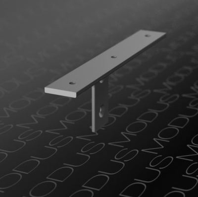 Полкодержатель горизонтальный  PDD серебро