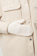 Варежки В036-02 экрю