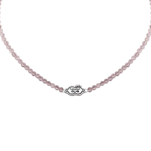 Чокер Второй Ка розовый кварц