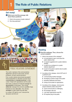 Public relations (ESP). Student's Book