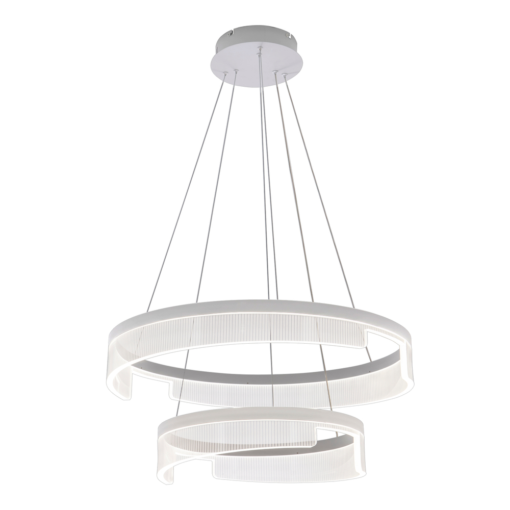 Подвесной светодиодный cветильник LED4U L5022-600-400 WH