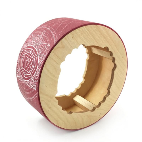 Йога-колесо Чакра Муладхара красная Рамайога