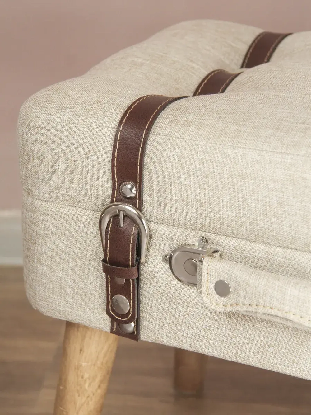 Пуфик для прихожей с ящиком