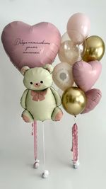 Воздушные шары на выписку для девочки №8927