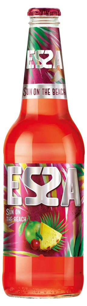 Пивной напиток Эсса солнце на пляже Пивной напиток Эсса солнце на пляже