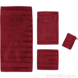 Полотенце 80х160 Cawo Noblesse 1001 темно-бордовое