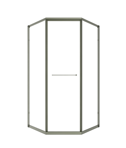 Timo Душевой угол TTSS-100/13C-8L, раздвиж 1000*1000*2000, проф никель, стекло проз 8 мм