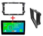 Магнитола для Volkswagen T5, T6, Tiguan, Passat, Polo, Jetta, Amarok, Golf и др., Skoda Fabia, Rapid - Airoc 2K AU-3701 на Android 13, TS20, 12/512Гб, SIM-слот