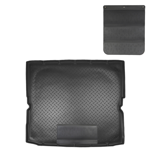 Коврик в багажник Norplast/Unidec для Opel Zafira B (2005-), 5\7 мест, Черный, арт.NPL-P-63-91-APP