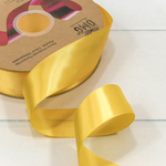 Лента Атласная 3,8см х 110м Полиэстер класс А (Желтый)