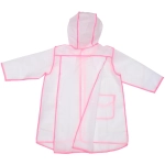 Дождевик-плащ детский «Neo» с капюшоном и завязками, на кнопках, цвет розовый, р. XXL(72*61см.)