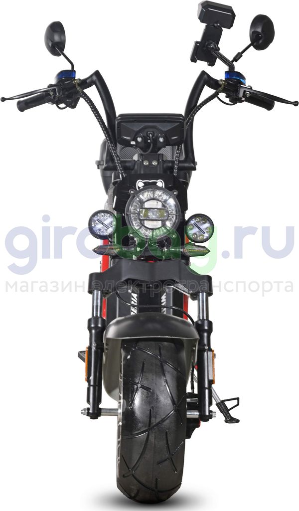 Электроскутер WHITE SIBERIA PRO BLACK EDITION 5000W (60V/40Ah)