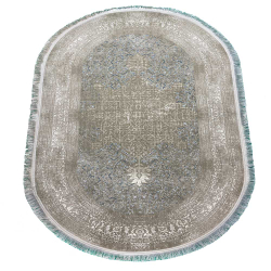 Ковер Valentis HV1021 Grey/Blue Овал