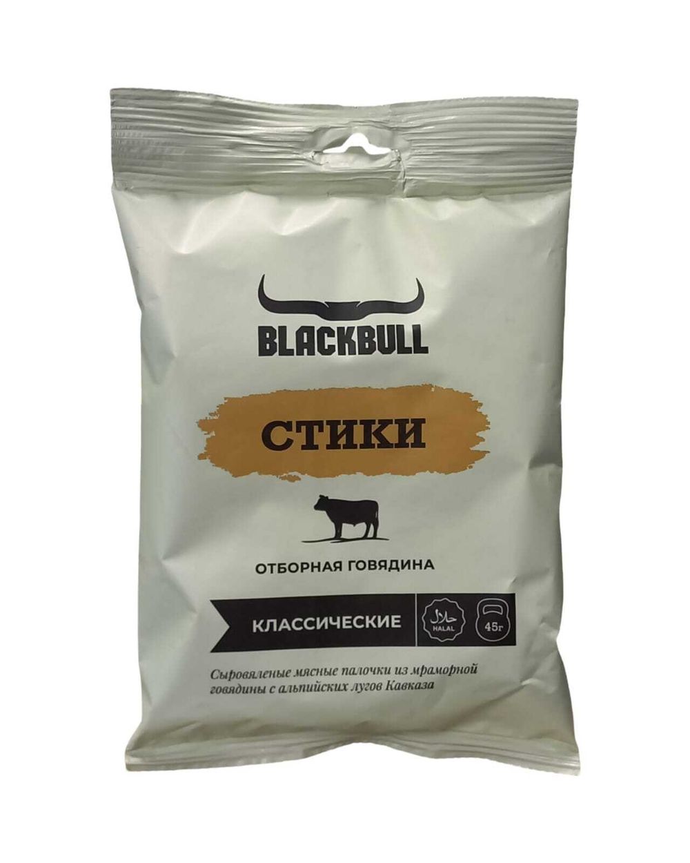 Стики говяжьи классические Blek Bull 45гр