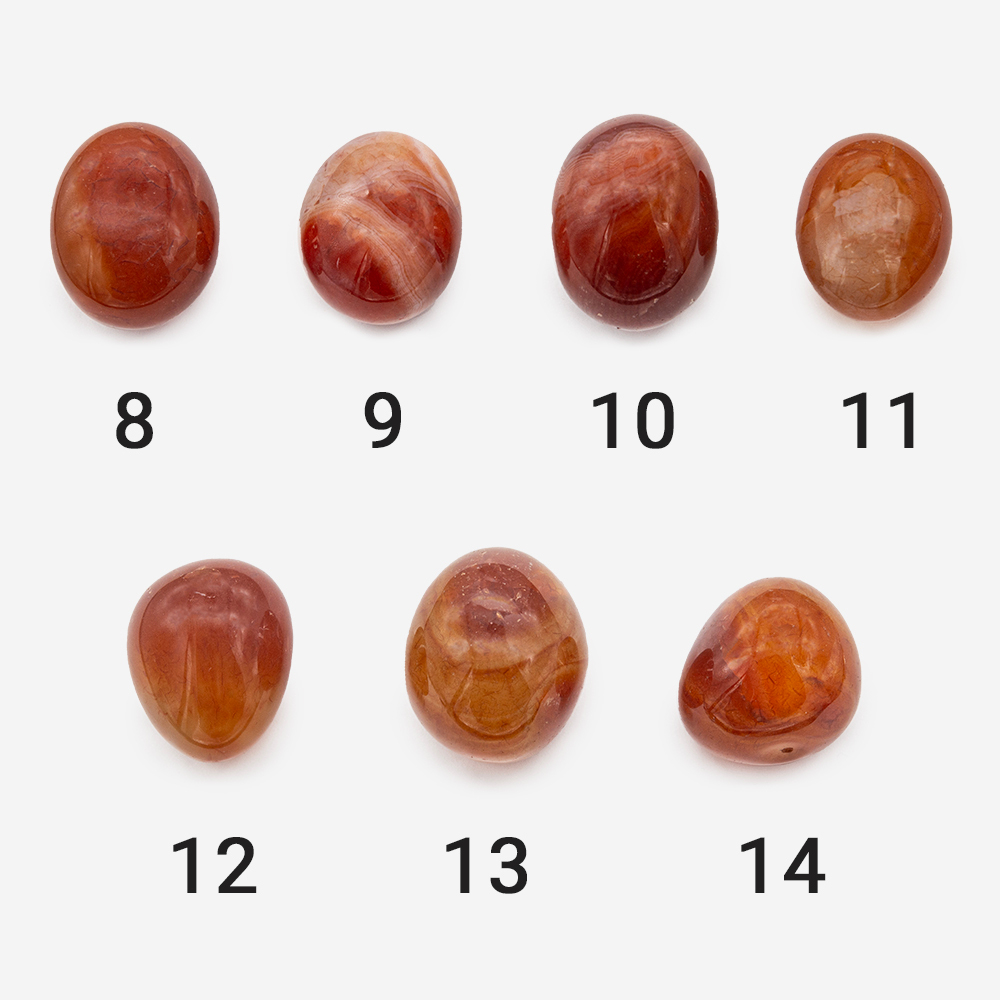 Камни натурального сердолика, 30-37*25-29мм