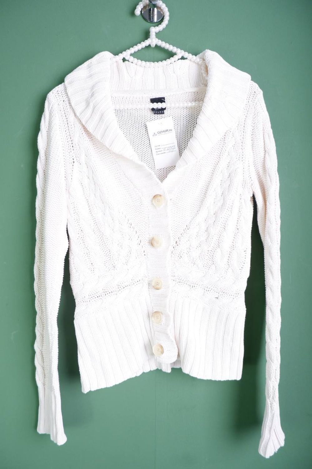 Кардиган Esprit для прохладой погоды, маркировка М, визуально 46 размер