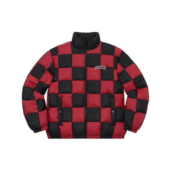 Supreme FW19 Week 17 Checkerboard Puffy Jacket