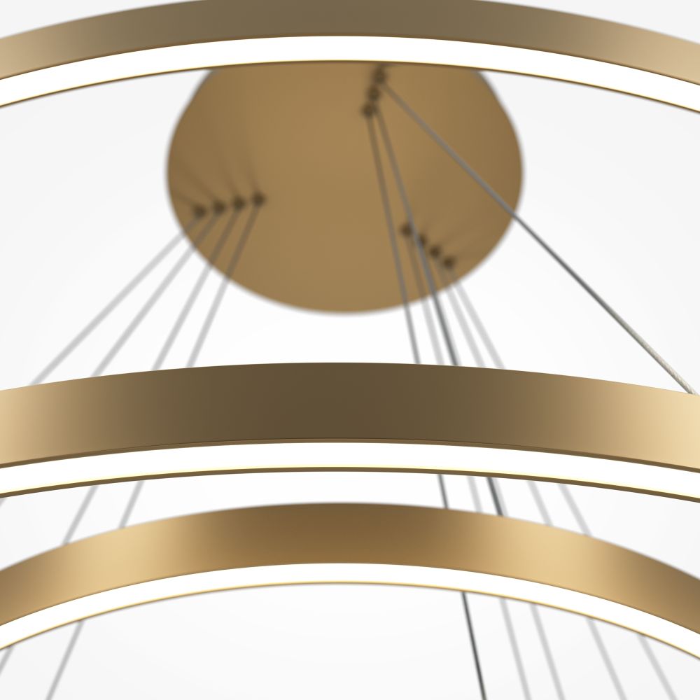 Люстра подвесная светодиодная диммируемая Maytoni   MOD058PL-L174BSK