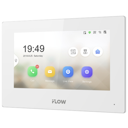 IP видеодомофон iFlow F-VI-3242IPE1 White
